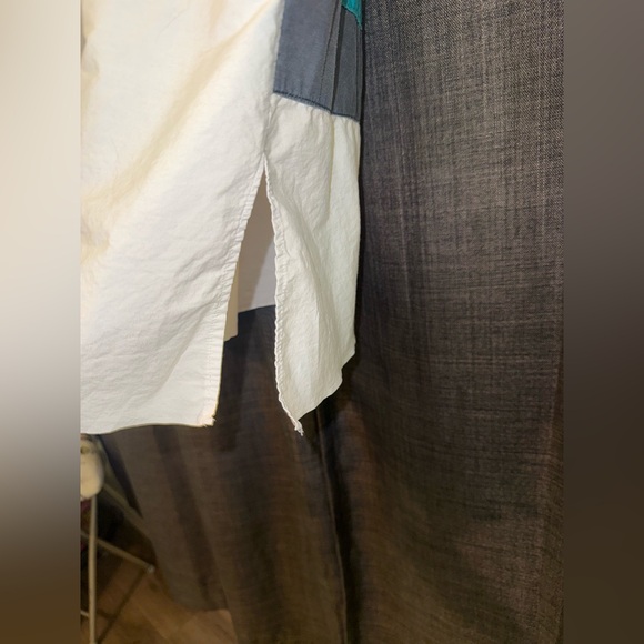 Vintage 80's Mexican Dress LG Parrot Embroidered Muumuu Mrs Roper Vacation - Picture 3 of 7